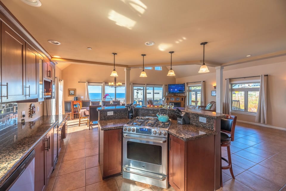 With it's open concept floor plan, you're always a part of the f