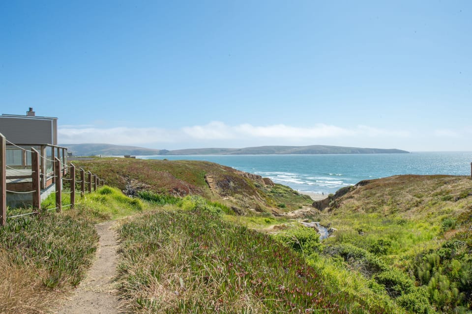 Take a walk down the bluff trail to the beach