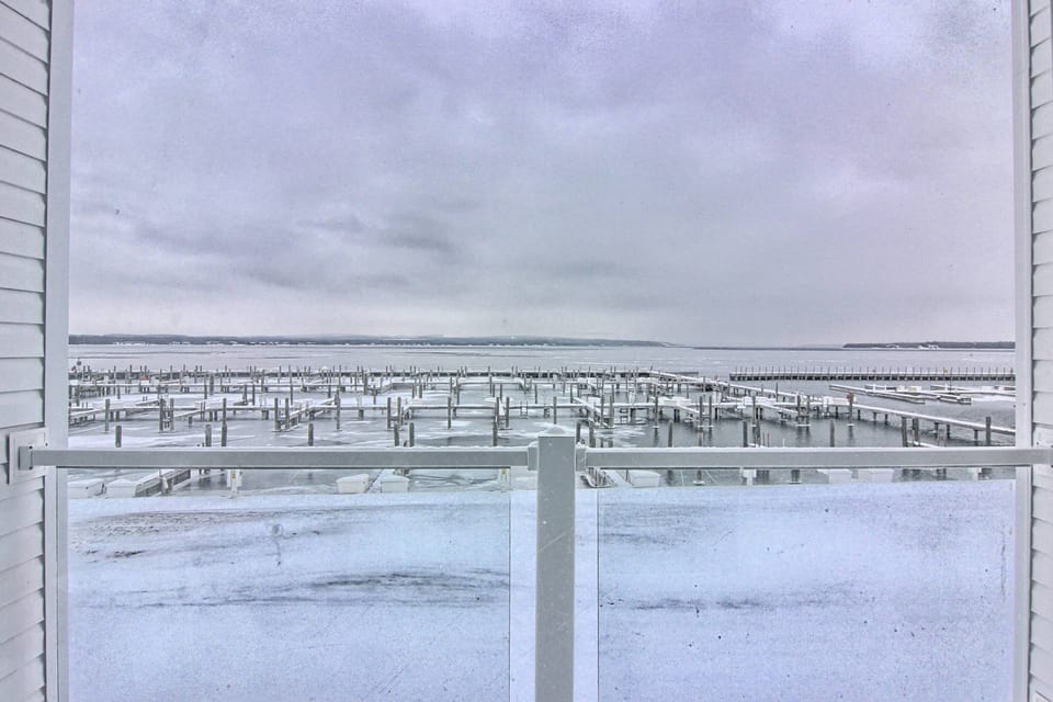 Winter view from the deck