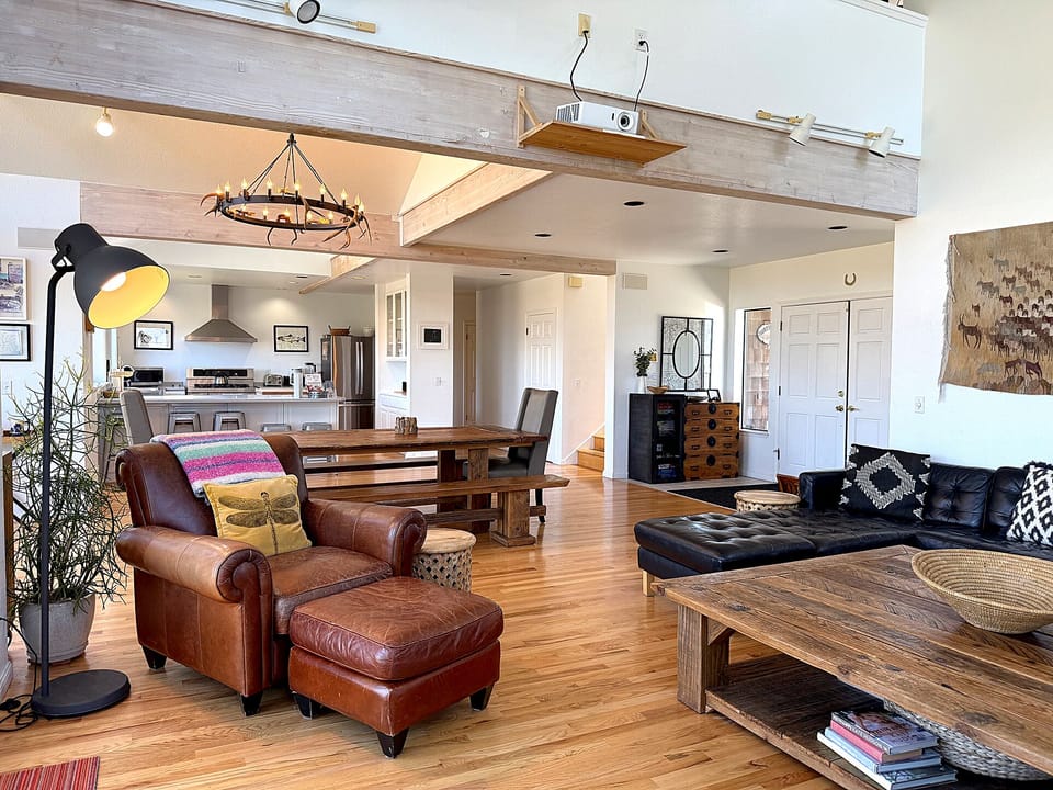 An open layout designed for gathering, - relaxing & making memories.