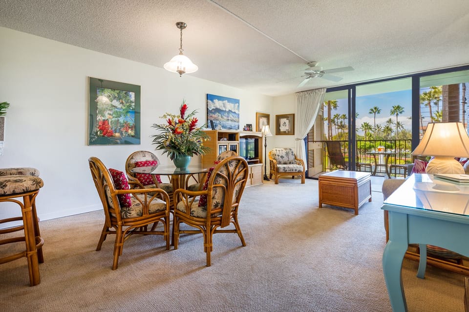 Dining Room and Living Room Area
