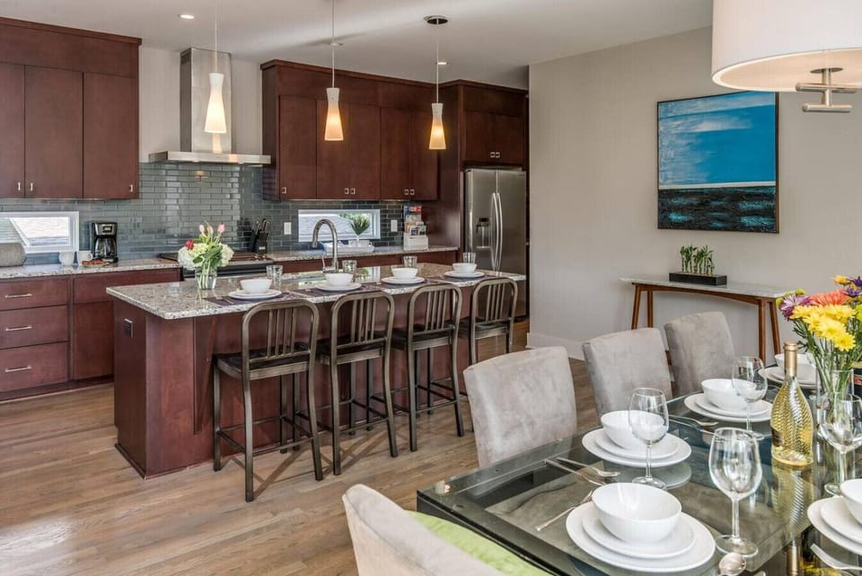Kitchen is Fully Stocked for Preparing Meals