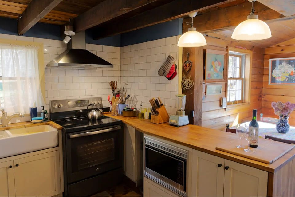 kitchen - electric stove
