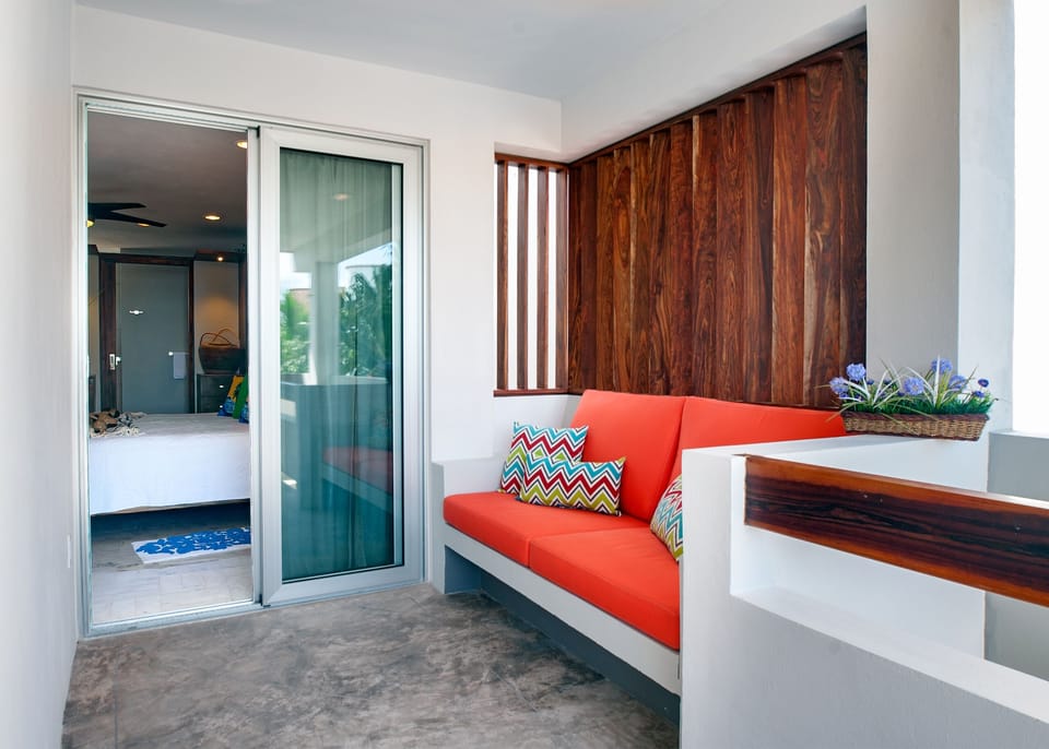 Second floor balcony - Outdoor seating area jusr steps outside the third bedroom