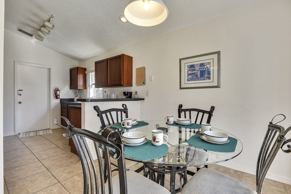 Breakfast nook near kitchen