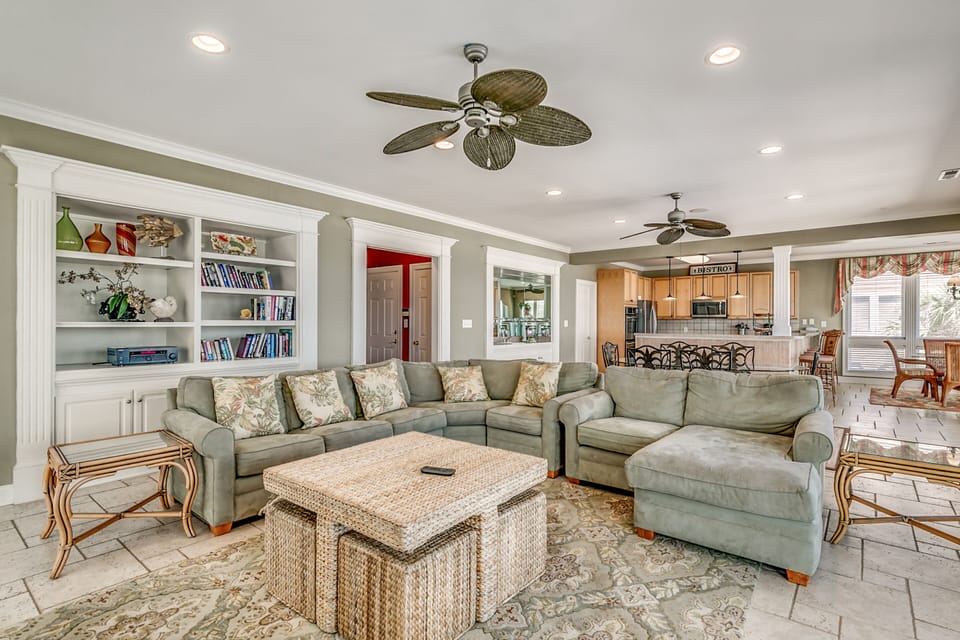 Comfortable living room seating