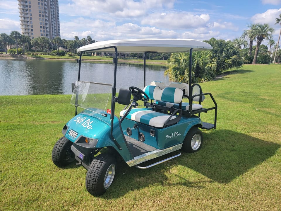 4-Seater Golf Cart Included