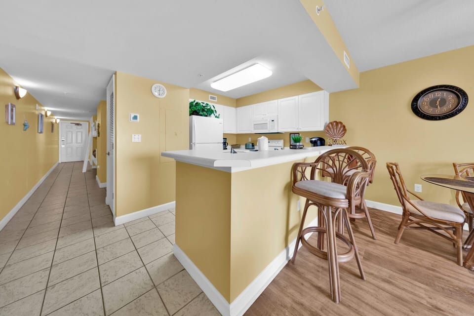 Dining and kitchen