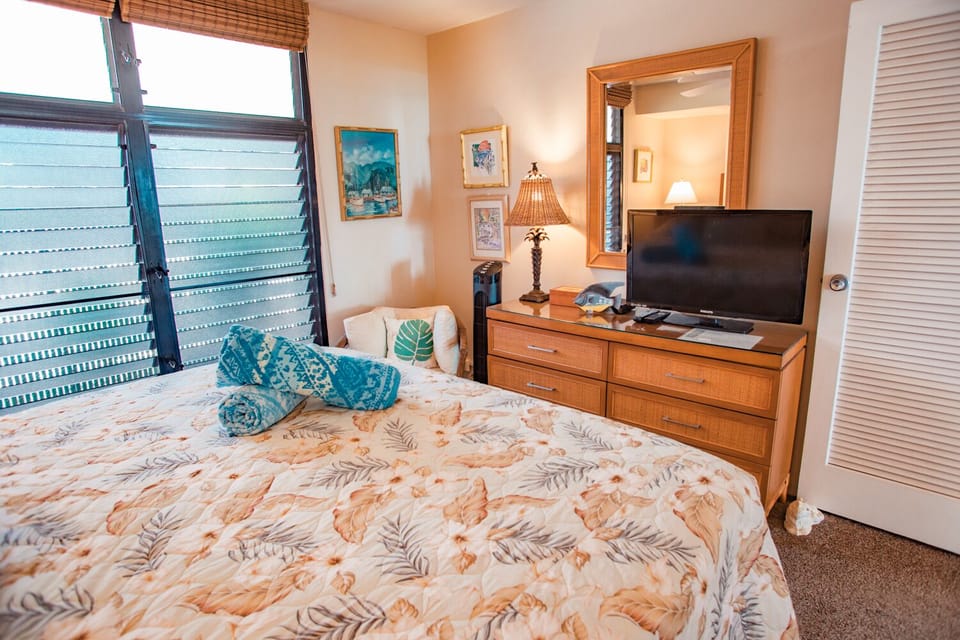 Bedroom TV for lazy mornings or late night shows. - Bedroom TV for lazy mornings or late night shows.