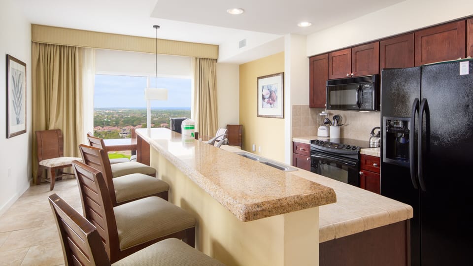 Kitchen with Gulf View