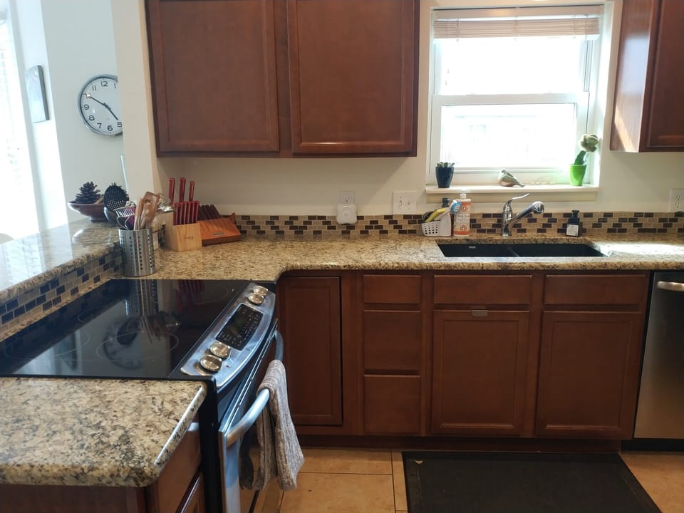 5-burner stove with induction oven