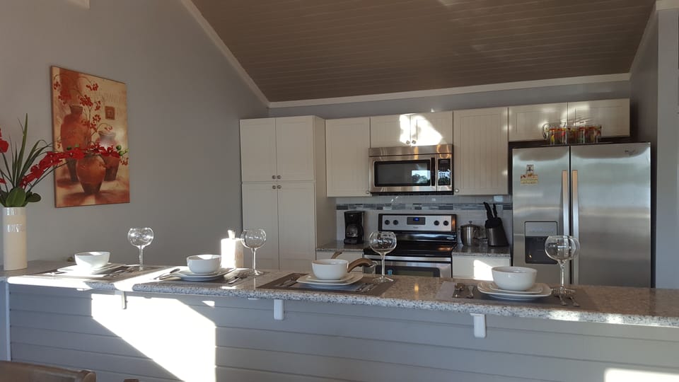 New stainless and granite kitchen