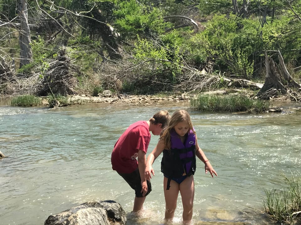 Enjoying the river