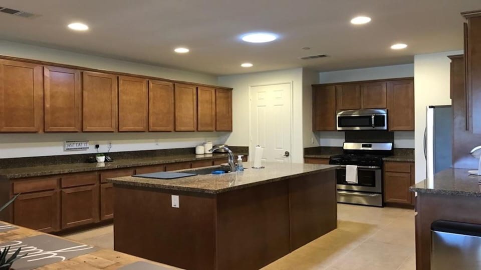 brand new large kitchen