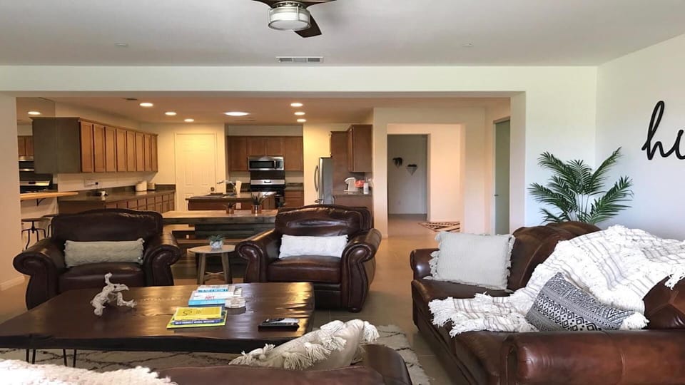 open concept makes it easy for everyone to be together