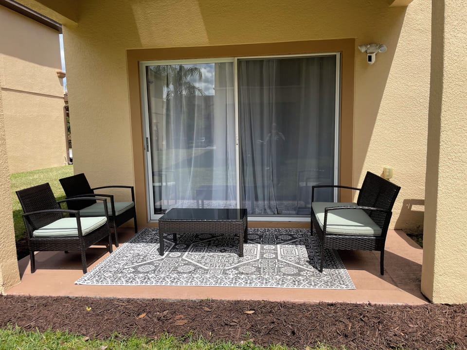 Outside patio area