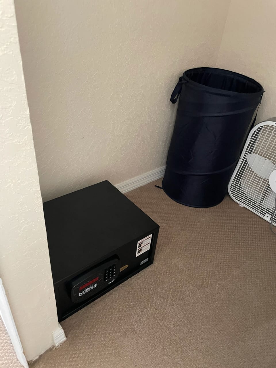 Master bedroom safe