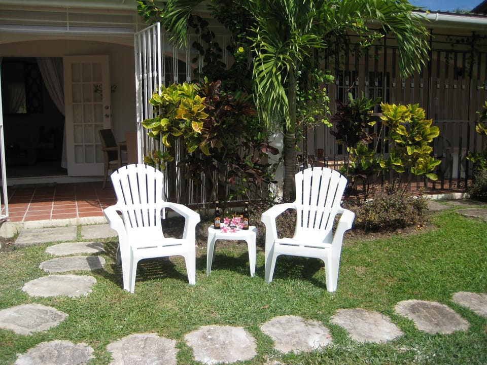 Relax outside or sun bathe