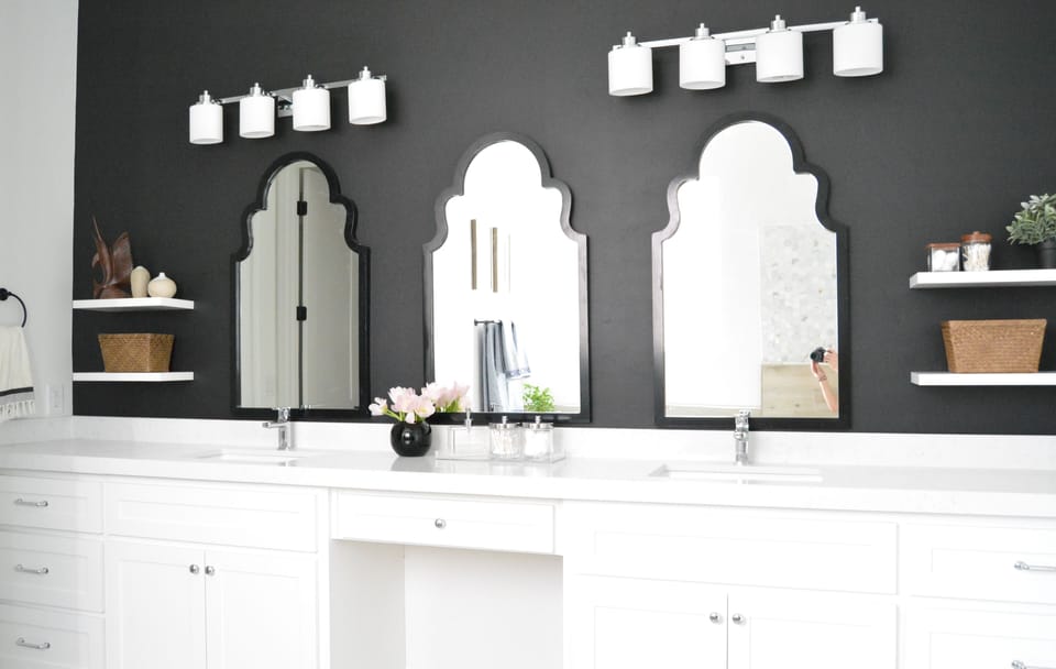Master bathroom jack jill, double sinks and lots of space