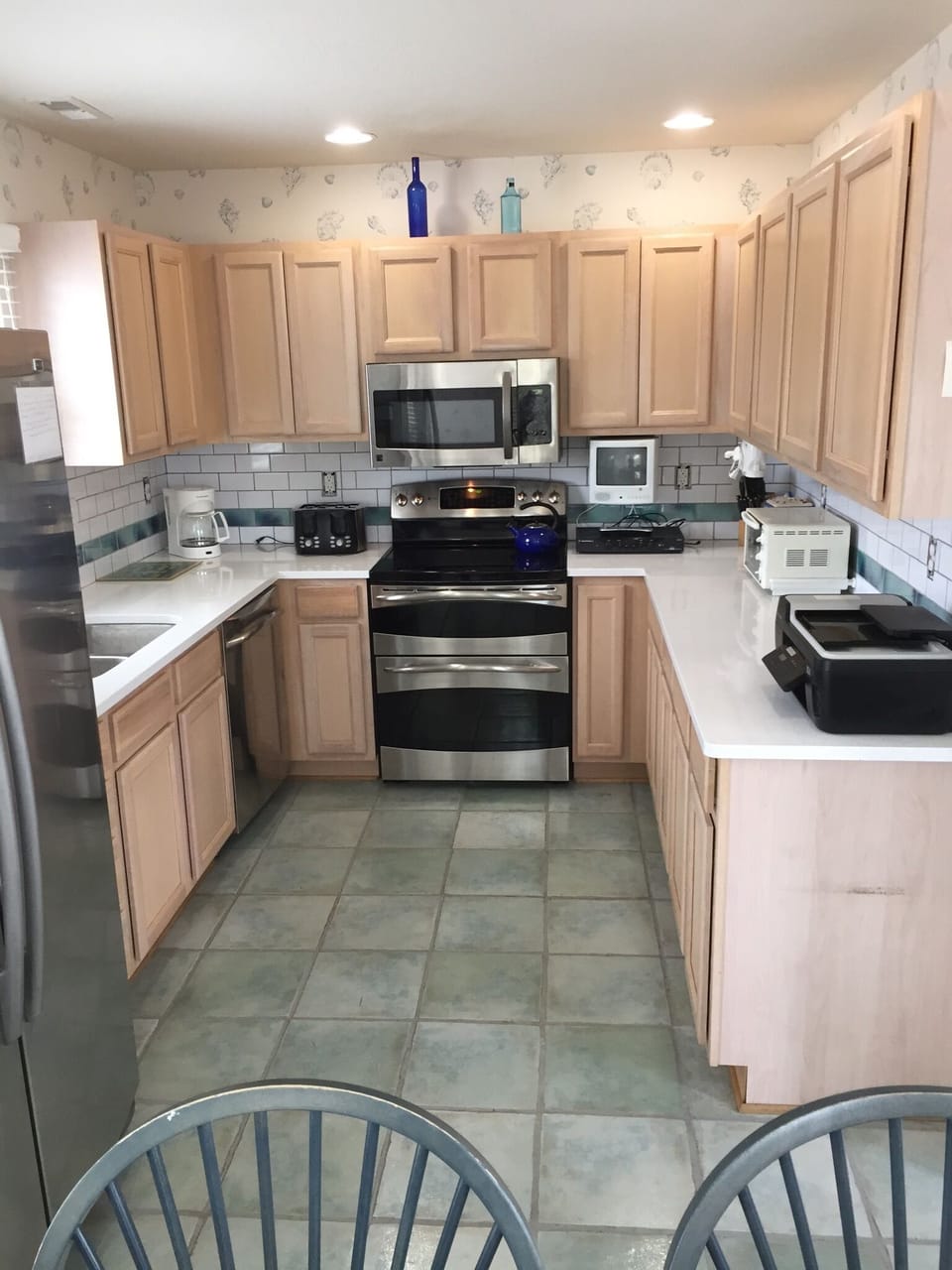 All Stn Steel Modern Kitchen on First Floor