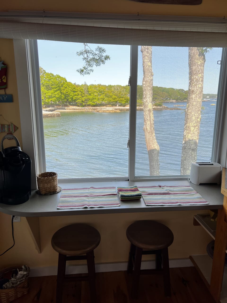 View from breakfast "bar"