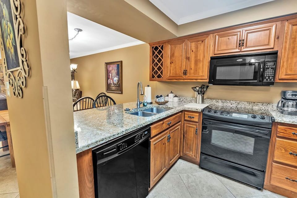 fully equipped kitchen
