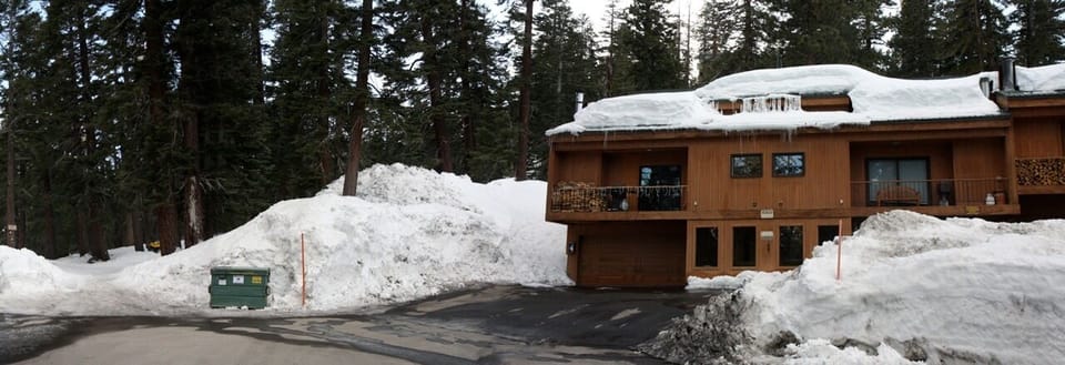 Exterior shot of Ski Run Villas. We are unit #2