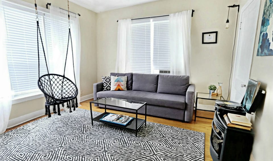 Comfortable Sofa Sleeper and Relaxing Hammock. 