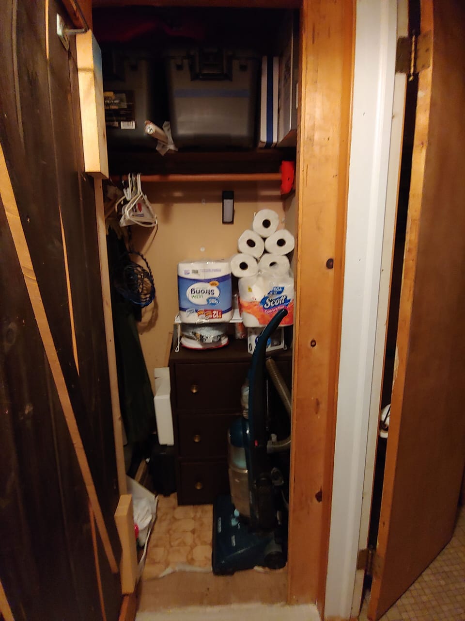 Storage closet.