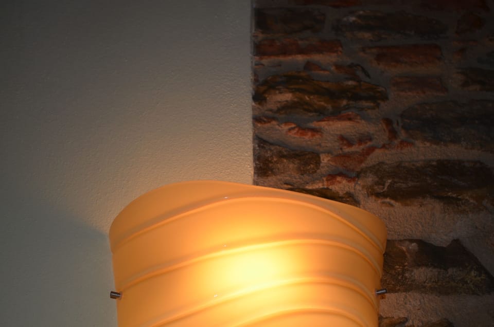 Murano Glass lights in the living room