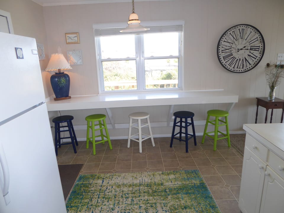 This kitchen has been remodeled recently. It has all amenities and a great view!