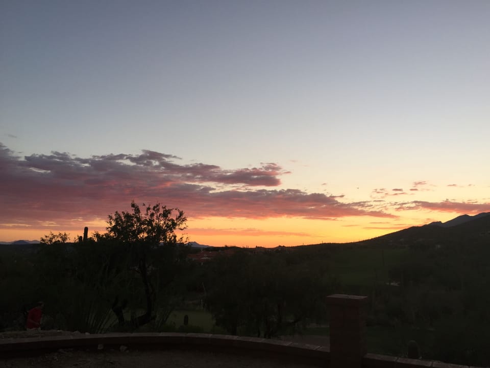 One of the amazing sunset from the patio.