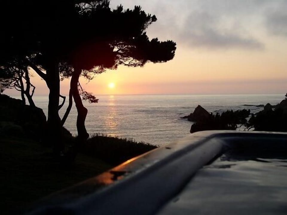 View from hot tub