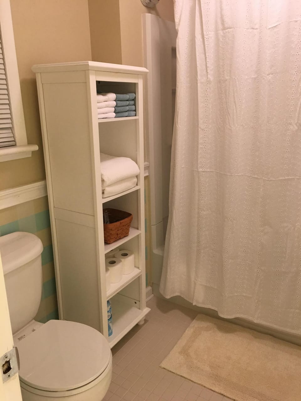 Master bathroom shower area