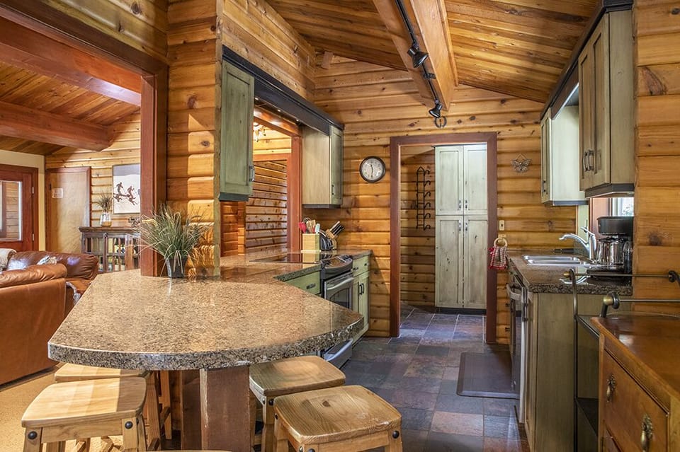 Kitchen with Counter Seating