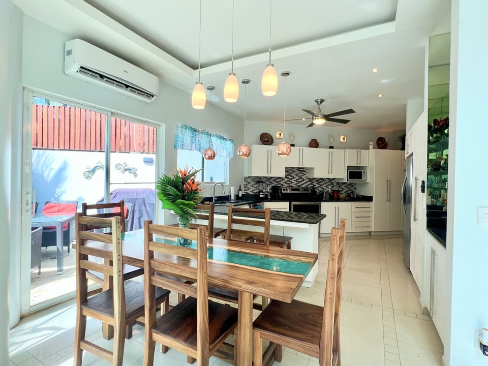Dining and Kitchen area.