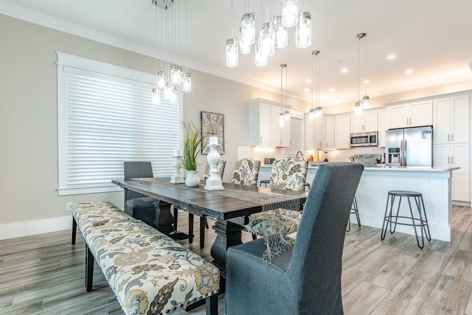 2nd Floor Fully Equipped Kitchen and Dining Area