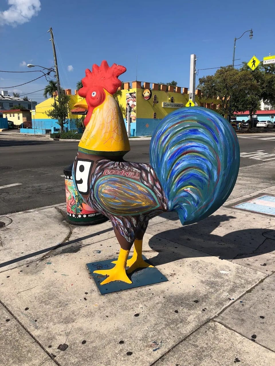 Gallo statues all over Calle Ocho!