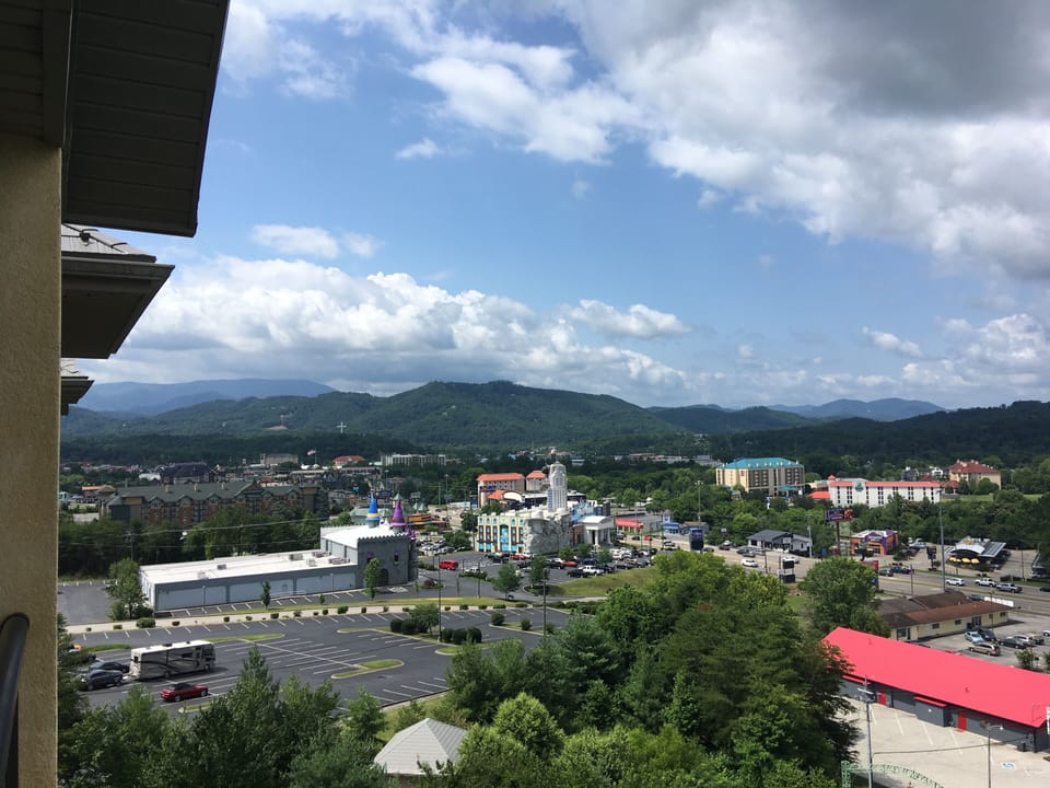 View from our Balcony