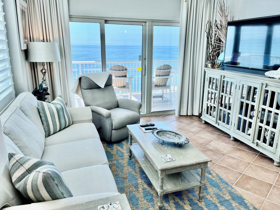 Living Area and South Balcony