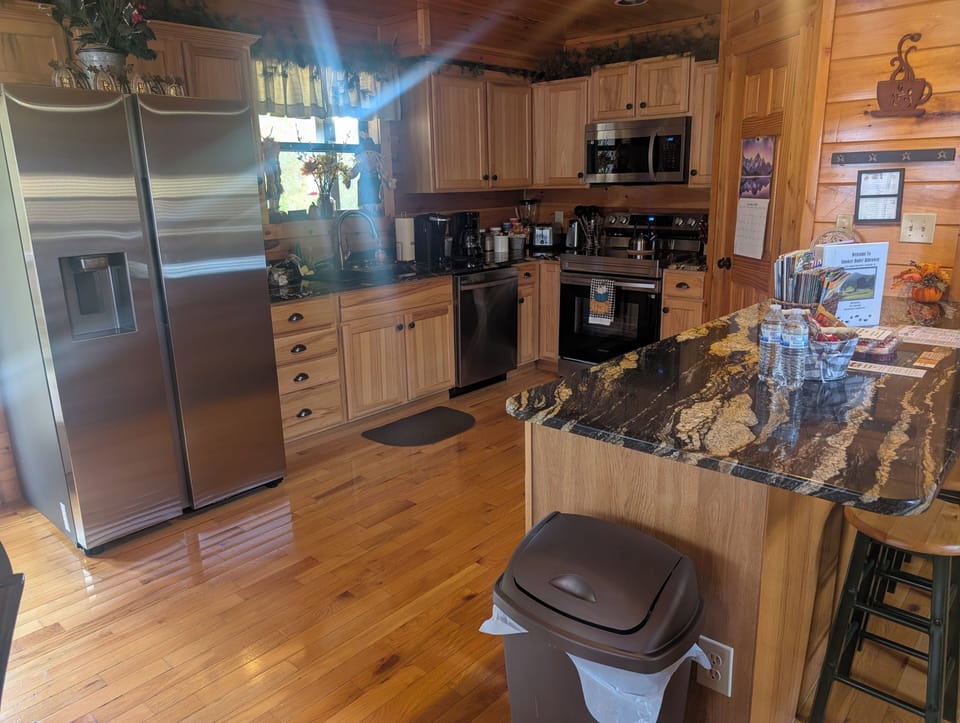 Spacious kitchen for whipping up meals for the family
