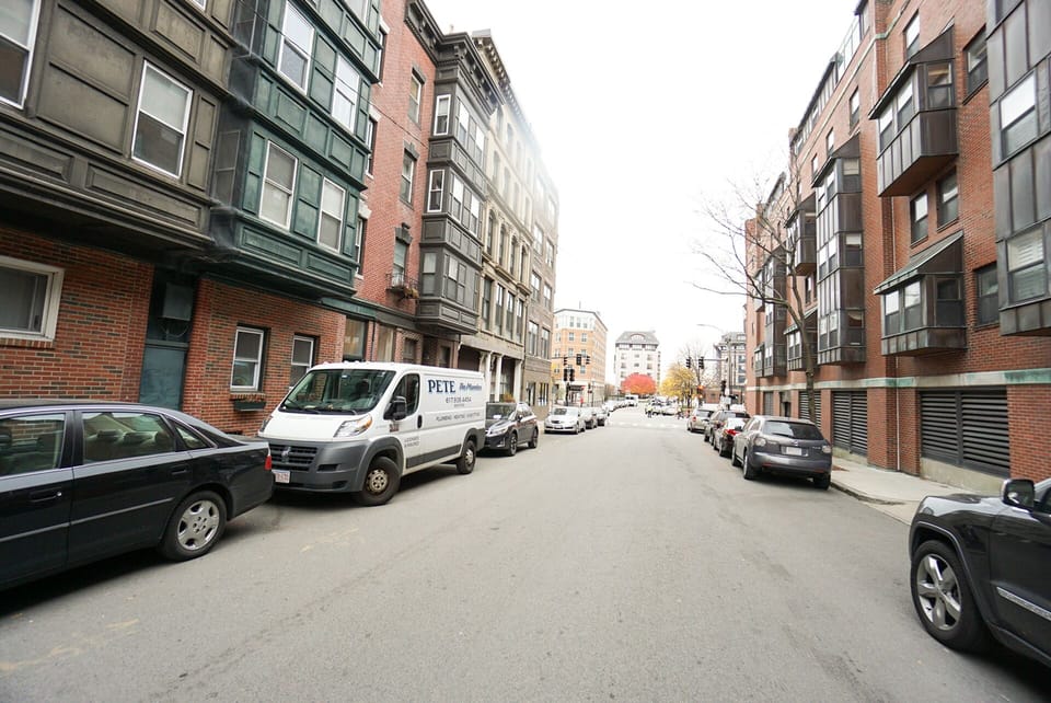 View from Street looking towards waterfront