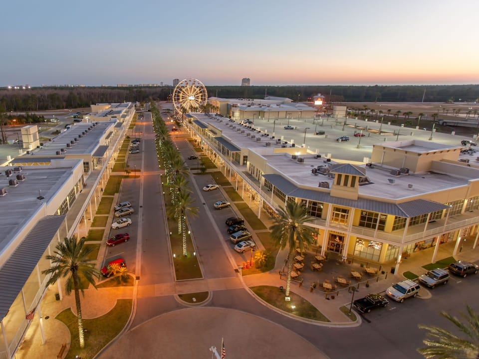 The Wharf shopping, dining, and entertainment area.