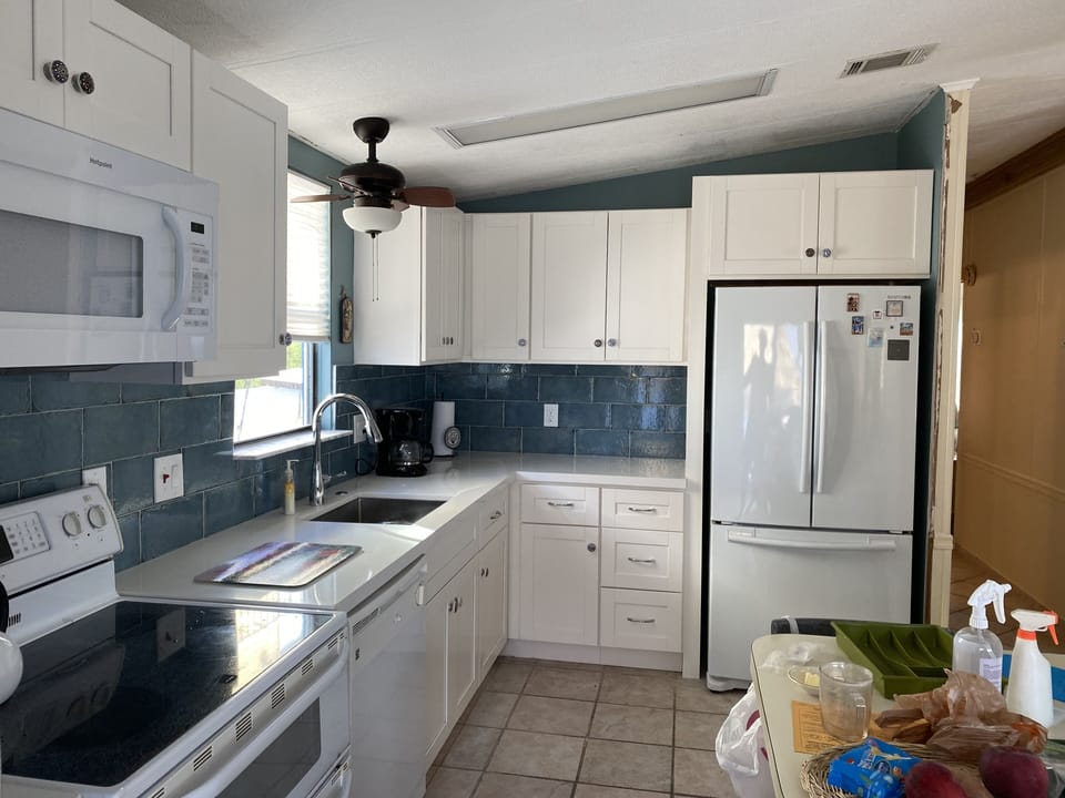 Kitchen with full amenities