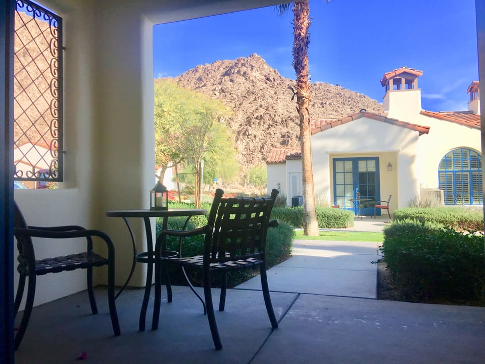 Private Patio and view from Suite