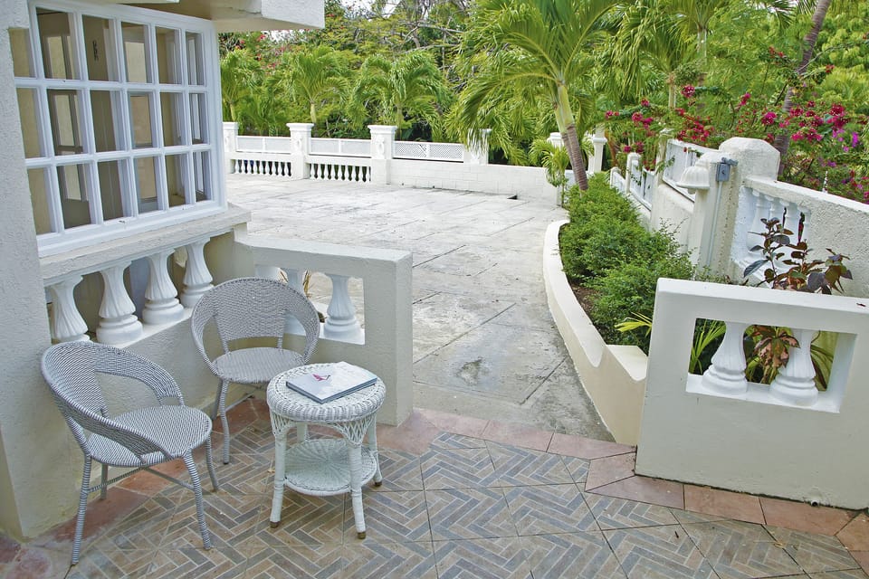 Small Patio in front of Entrance