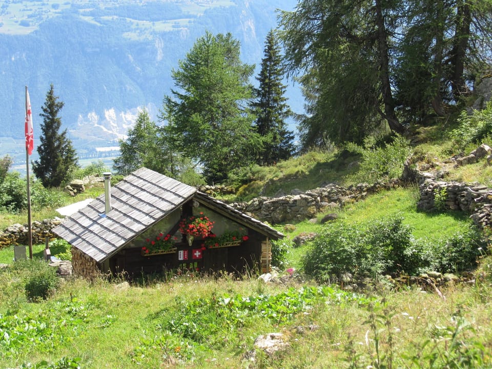 Mountain Hut above Anzère. VS. CH. (439716)