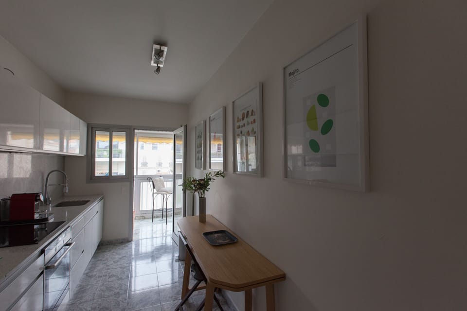 Galley Kitchen towards Loggia 