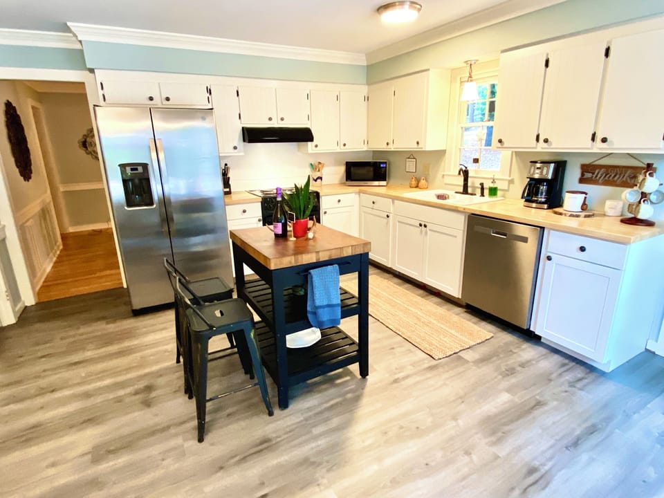 We provide everything needed for a home cooked meal.