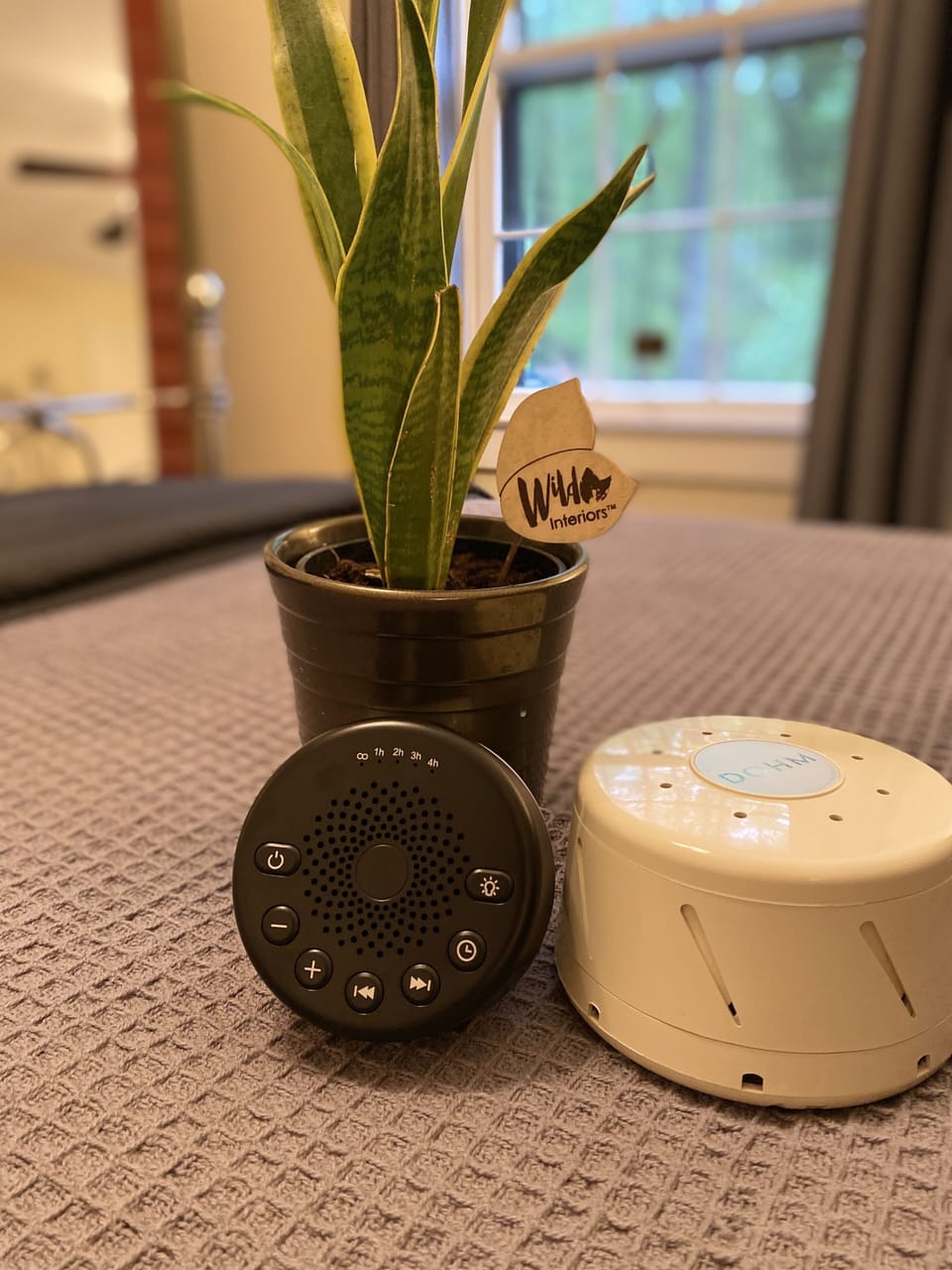 Sounds machines provided for a restful night sleep.